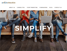 Tablet Screenshot of eventcheckin.ca